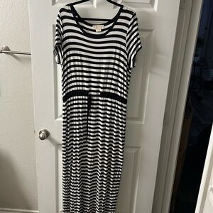 Michael Kors drawstring maxi dress